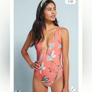 NWT Anthropologie Salinas One piece Swimsuit Size Small